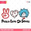 Peace Love Dr Seuss Svg,Dr Seuss SVG