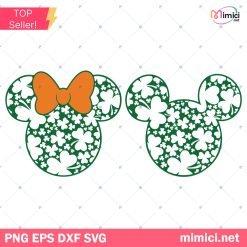 St. Patrick's Day Ears Girl And Boy Bundle Svg, Happy St Patrick's Day Svg, Mickey Svg