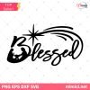 Blessed With Nativity Scene SVG, Blessed SVG, Christmas Ornament SVG