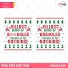 Jolliest Bunch of Assholes SVG, This Side of the Nuthouse SVG, National Lampoons Christmas Vacation SVG