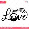 Love With Nativity Scene SVG, Jesus SVG, Nativity SVG, Christian SVG