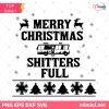 Merry Christmas Shitters Full SVG Design For Shirts, Christmas Vacation SVG, Cousin Eddie SVG PNG DXF EPS