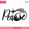 Peace With Christmas Nativity Scene SVG, Peace With Christmas Nativity Scene SVG PNG EPS DXF Files Cricut Silhouette Cameo