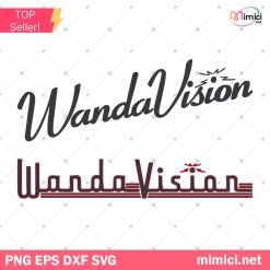 Wandavision Logo SVG Bundle, WandaVision SVG PNG DXF EPS