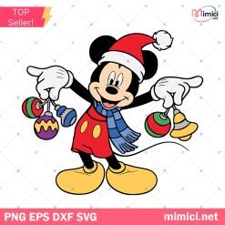 Mickey Mouse Christmas SVG, Disney Christmas SVG, Mickey Christmas SVG