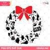 Star Wars Christmas SVG, Vector Christmas Wreath SVG, Star Wars Christmas Wreath PNG