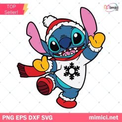 Stitch Christmas Svg, Stitch Svg, Christmas Svg, Stitch Winter Svg