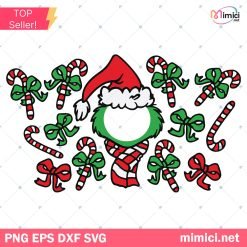 Christmas Bow Svg, Grinch New Svg, Grinch Christmas Starbucks Svg