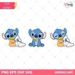 Baby Stitch SVG Bundle, Baby Stitch SVG, Stitch SVG, Lilo And Stitch SVG