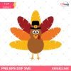 Pilgrim Hat Turkey SVG, Thanksgiving Turkey SVG