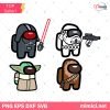 Among Us Star Wars Svg, Trending Svg, Among Us Svg, Star Wars Svg