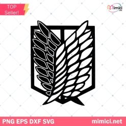 Attack on titan SVG, attack on titan logo svg, survey corps svg,Attack on Titan Wings of Freedom svg