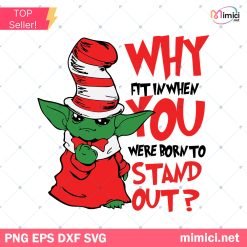Baby Yoda Dr Seuss Svg, Dr Seuss Day Svg, Dr.Seuss Svg, Baby Yoda Svg
