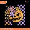 Floral Fall Pumpkin Halloween PNG