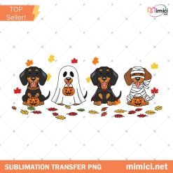 Ghost Great Dane Halloween PNG, Dachshund Halloween PNG, Dog Ghost Halloween PNG