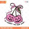 In October We Wear Pink Png, Coquette Breast Cancer Png