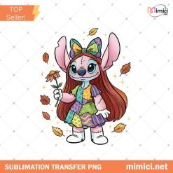 Stitch Inspired Sally Png,Disney Stitch and Angel Halloween PNG