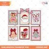 Christmas Postage Stamps PNG, Cute Retro Christmas PNG