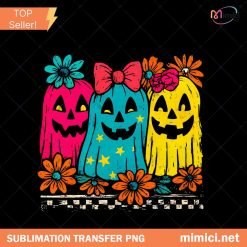 Halloween Pumpkin Neon Png, Cute Boo Ghost Coquette Png, Halloween Png, Funny Halloween Png, Spooky Season Png