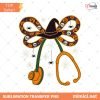 Halloween Stethoscope Nurse Png, Halloween Floral, Nurse Halloween png, Nurse png, Preppy Nurse Life png