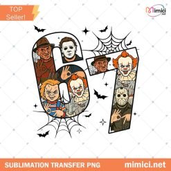 Jason Voorhees Six Seven PNG, Freddie Krueger Png, Pennywise Png, 67 skeleton hand png