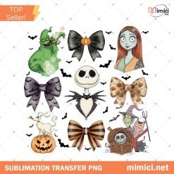 Retro Coquette Nightmare Before Christmas PNG, Jack Skellington Halloween PNG, Disney Halloween PNG