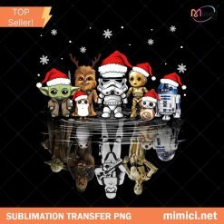 Star Wars Christmas PNG, Galaxy's Edge Christmas PNG, Disney Star Wars Family PNG