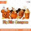 Tis The Season Png, Pumpkin Mouse And Friends Fall Football Png, Retro Halloween Png, Fall Pumpkin Png, Autumn Girly Png