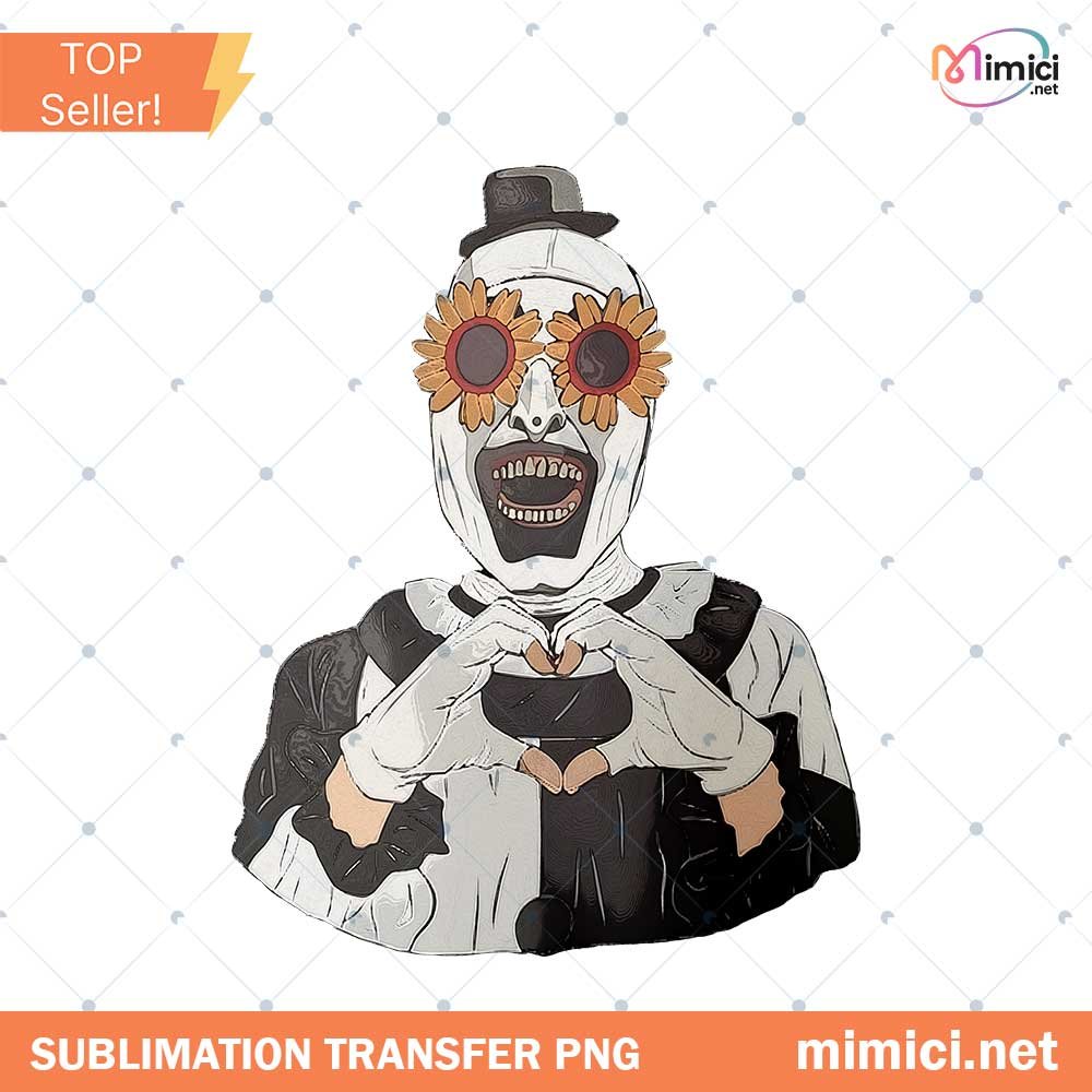 Art The Clown Terrifier PNG, Scary Horror Clown PNG