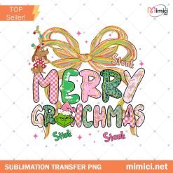 Christmas Merry Greenmas png, Coquette Christmas Movie png, Pink Christmas png, Xmas png