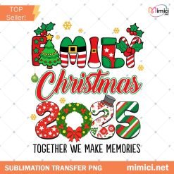 Family Christmas 2025 PNG- Matching Holiday Shirt Design (Digital Download)