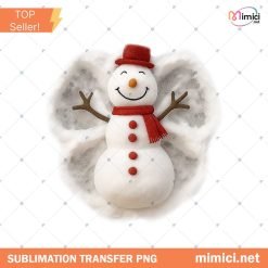 Funny Snowman PNG, Retro Snowman Christmas Shirt Design