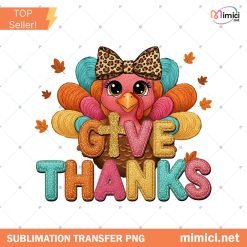 Give Thanks Png, Floral Fall Coquette Png, Preppy Thanksgiving Png, Thankful Trendy Fall Png