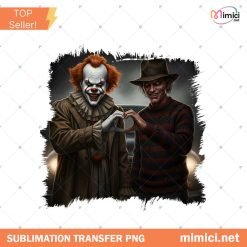 Horror Movie Friends PNG, Horror Charactor, Vintage Halloween Clipart