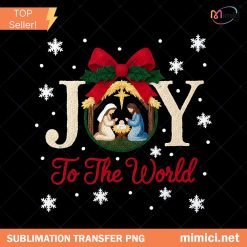 Joy Christmas, Latch Hook Yarn Crochet Jesus Christmas PNG, Preppy Christian Christmas Png, Yarn Jesus For Holiday Xmas Png, Religious PNG