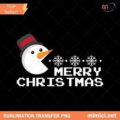 Merry Christmas Snowman PNG, Funny Christmas PNG
