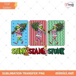 Retro Green Monster Christmas PNG, Cute Xmas Tree Png, Merry and Bright PNG, Preppy Christmas Movie Shirt Design, Merry Christmas Png