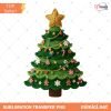 Retro Latch Hook Yarn Crochet Christmas Tree Png, Cute Knitting Xmas Tree Png, Merry And Bright Shirt Png, Trendy Crochet Png, Digital File