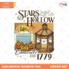 Retro Stars Hollow PNG, Autumn Festival Pumpkin Season PNG, Gilmore Girls Thanksgiving Design, Cozy Vintage Fall Shirt PNG