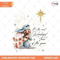 Retro Stitch Christmas PNG, Stitch Christmas PNG, Disney Christmas Holiday PNG