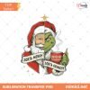 SANTA Sorta Merry Sorta Grinchy PNG, Retro Grinch Santa Sorta Mery PNG, Preppy Holiday Character Design