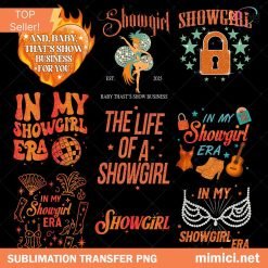 Showgirl For Fan Bundle Png, My Showgirl Era png, Showgirl Era Png Gift Gor Her, Orange Show Girl Png For Concert, Country Music Fan Gift