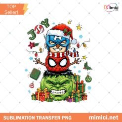 Super hero Christmas Characters Png, Christmas Movies Png, Merry Christmas Png, Superhero Christmas Png, Funny Christmas Png