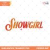 Showgirl Png Gift Gor Her, Orange Show Girl Png For Concert