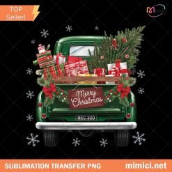 Christmas truck png graphics, Christmas Farm truck png