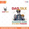 2 Sides Dad Tax Making Sure Its Not Poison PNG, Funny Skeleton Dad Tax PNG, Humorous Daddy Shirt Design, Fathers Day Fast Food Graphic preview