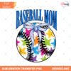 Colorful Baseball PNG Retro Sports Mom Graphic Sublimation… Preview