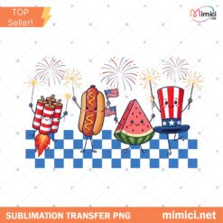 Patriotic Doodle PNG Cute 4Th Of July Sublimation Design Wat Preview