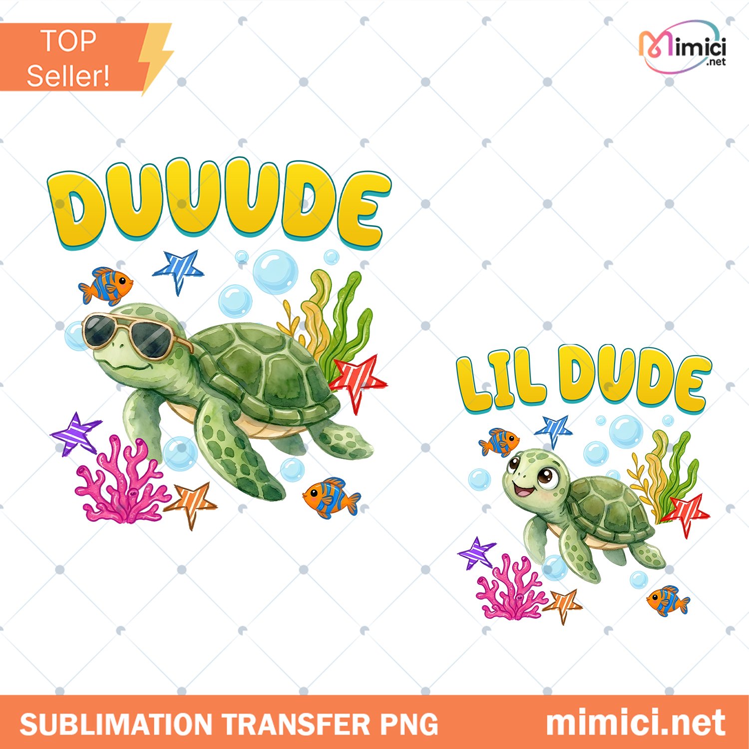 Summer Trip 2026 PNG Neon Striped Turtle PNG Father And Son… Preview