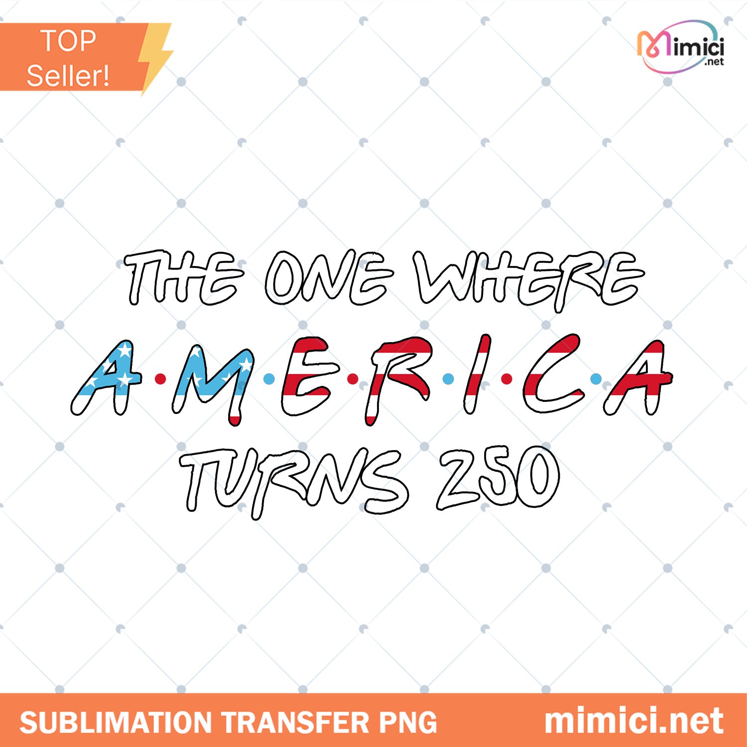 The One Where America Turns 250 PNG 1776 2026 USA Anniversar Preview